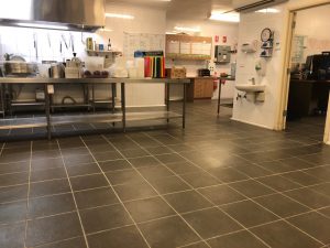 Non-Slip Kitchen Floor