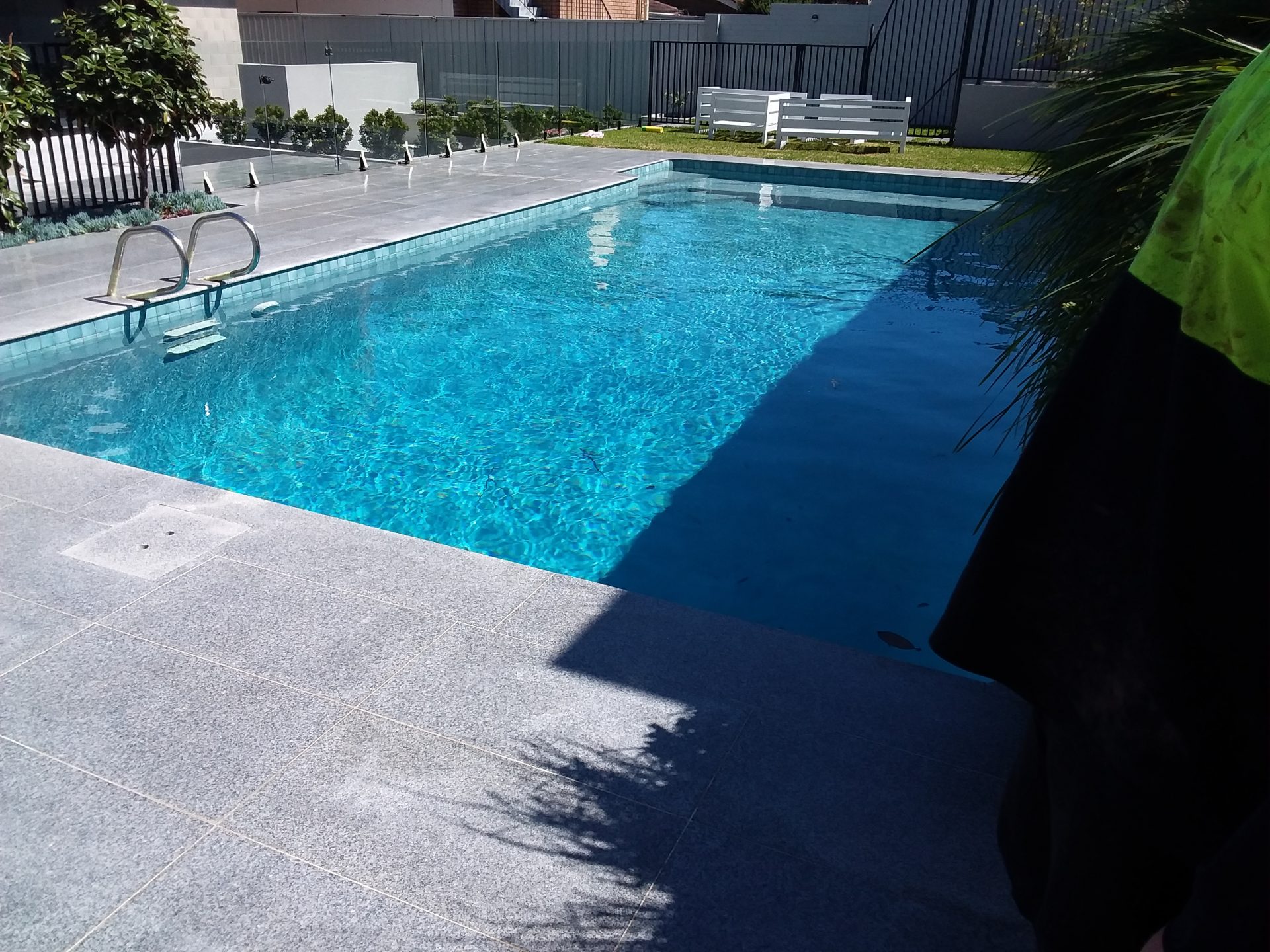 Slip-Resistant Pool Area