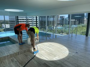 non-slip indoor pool