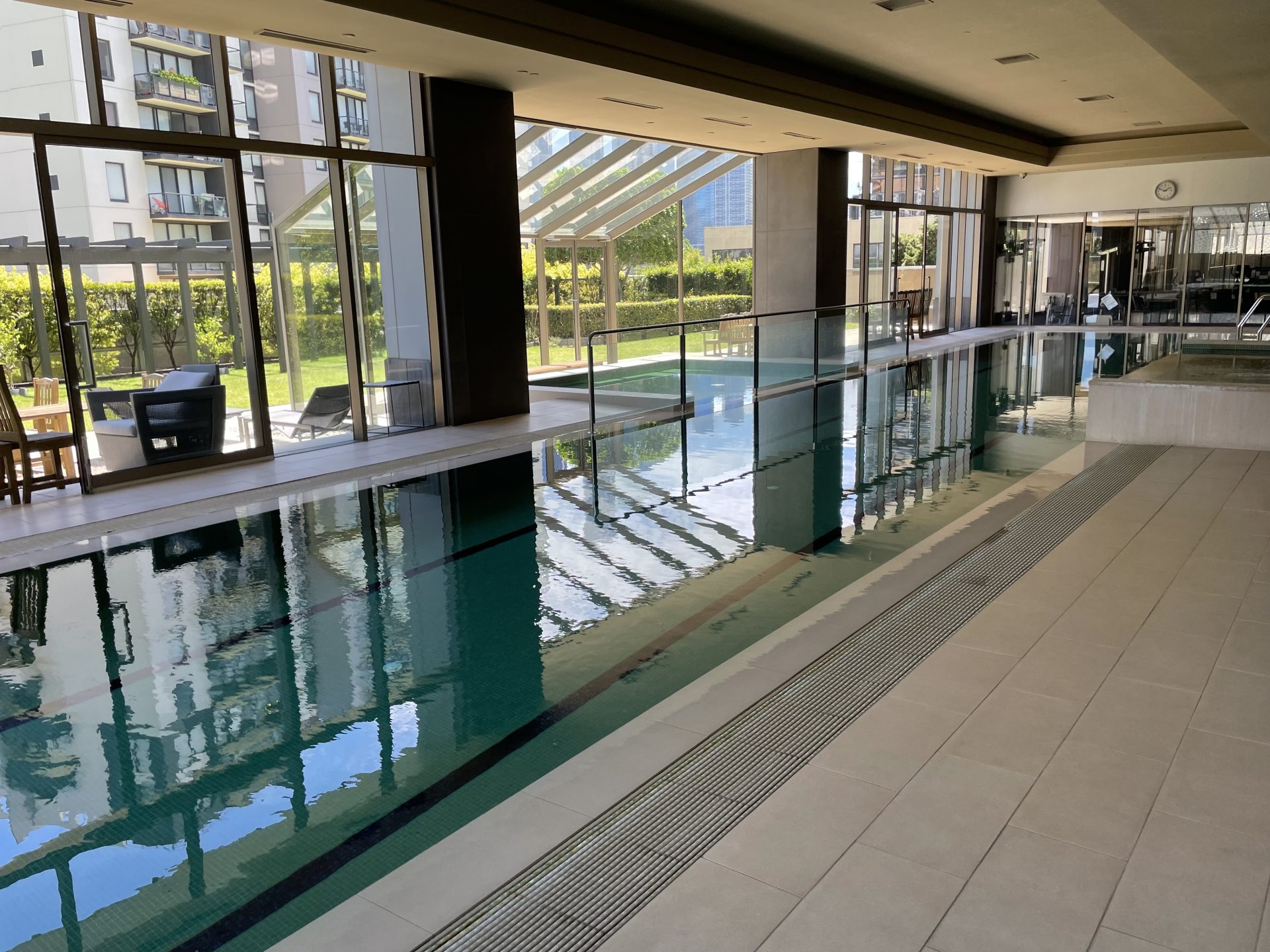 slip-resistant pool