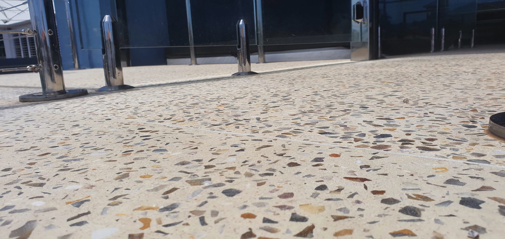slip-resistant polished concrete