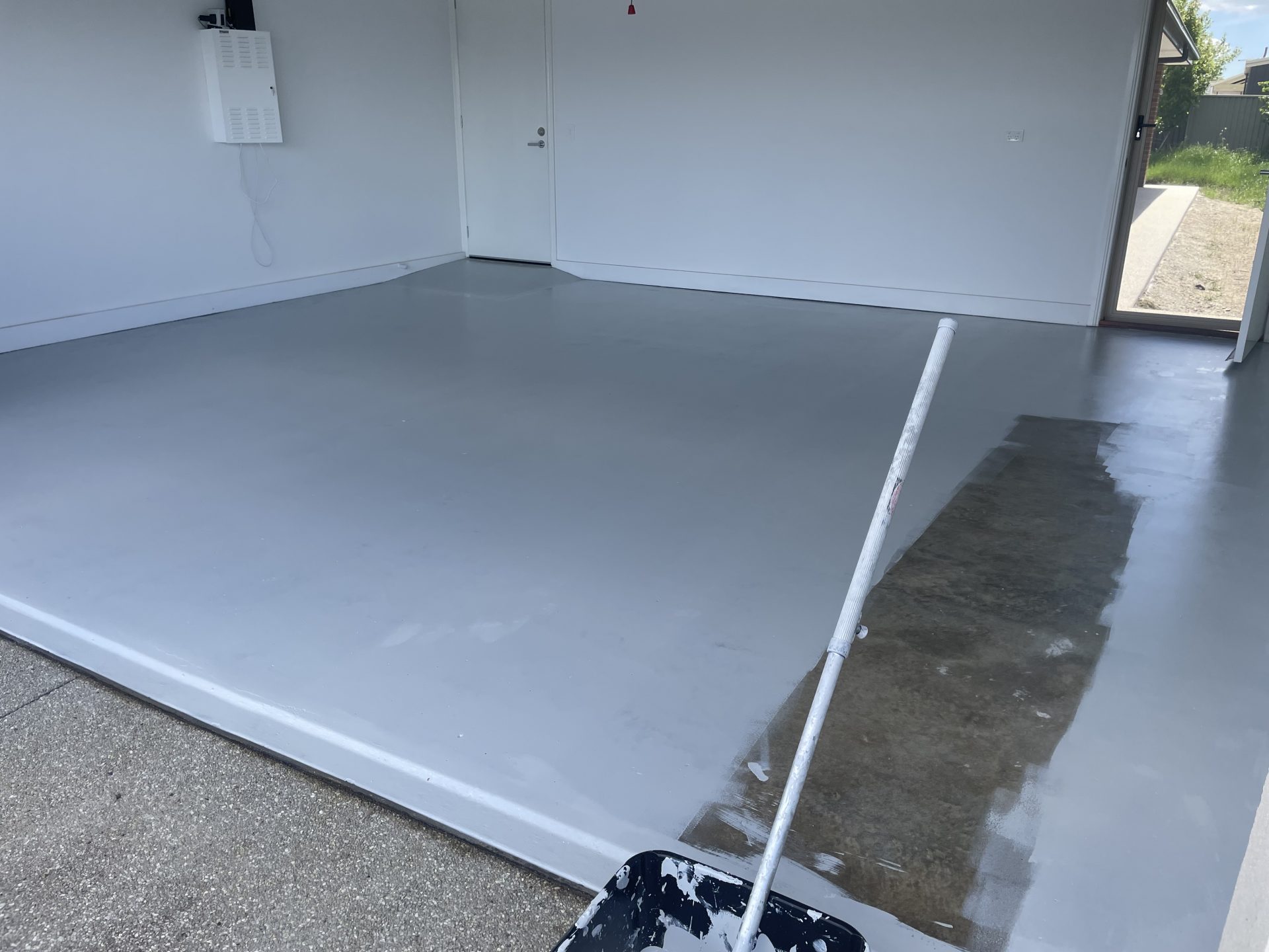 non-slip concrete garage coating