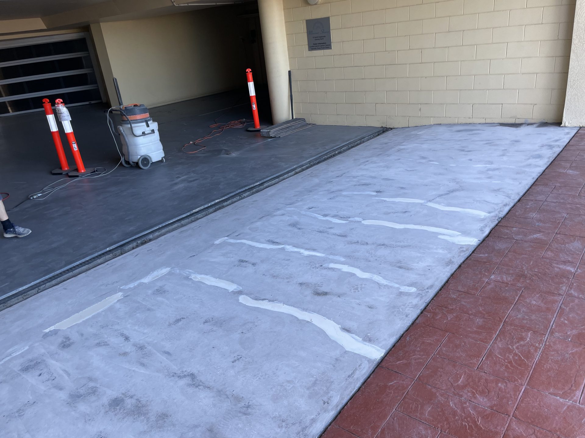 Non-Slip Concrete Garage Floor