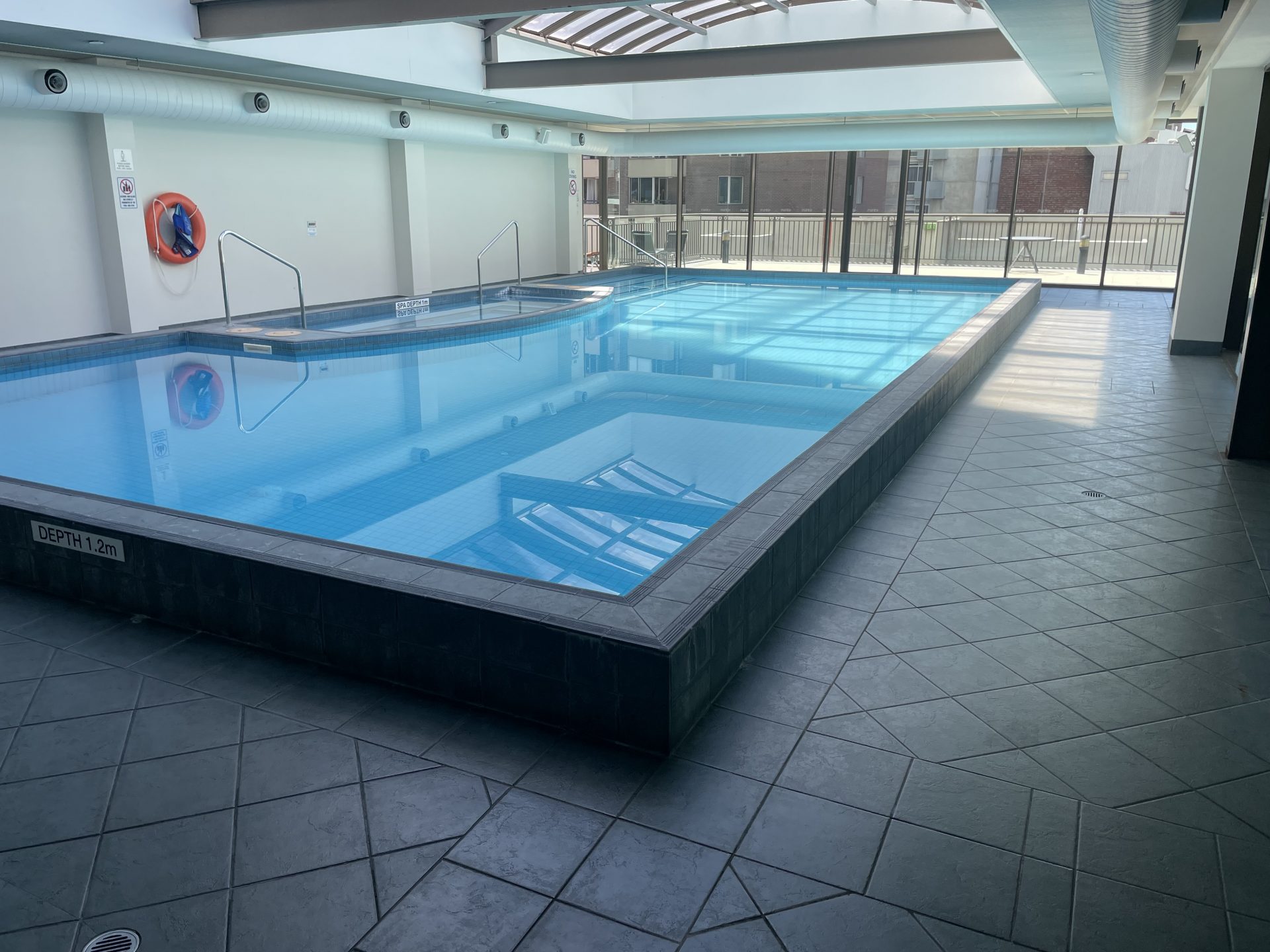 slip-free pool
